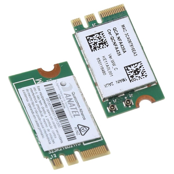 Kevyt langaton sovitinkortti Qca9377 Qcnfa435 802.11ac 2.4g/5g Ngff