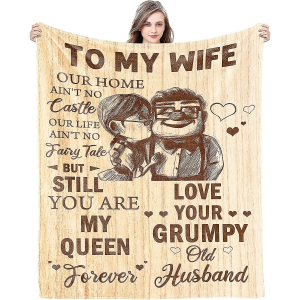 Blanket Wedding Anniversary Romantic Gifts For Wife Birthday Christmas Valentine's Mother's Day Blanket Presents