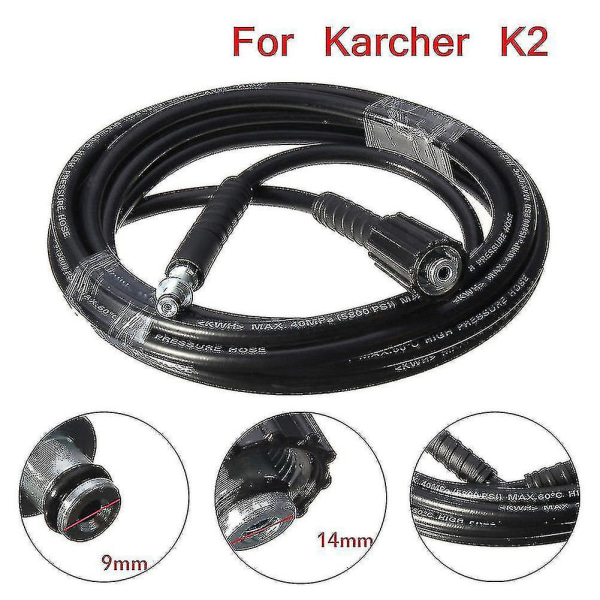 5m 5800psi/160bar højtryksudskiftningsrørslange til Karcher K2 Cleaner