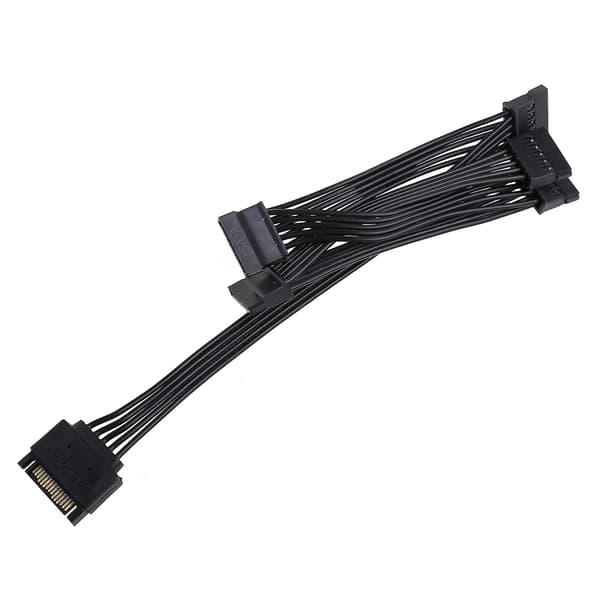 Computer Server Harddisk 15pin Sata Adapter 1 Til 5 Splitter Forlængerkabel