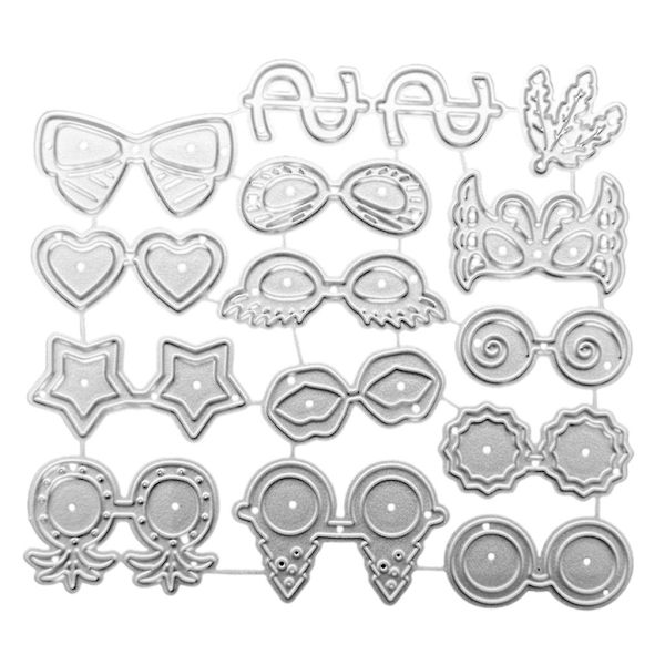 Metalbriller Skæredør Stencils Skæreskabelon Til Diy Scrapbooking Album Papirkort Embossing Craft Decor