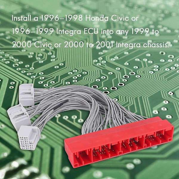 OBD2B til OBD2A Konverteringssele Adapter ECU Jumper til /
