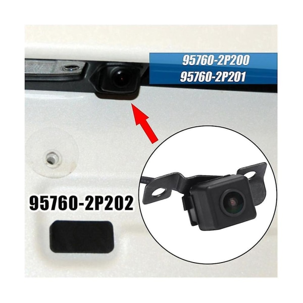 Backkamera för bil back 95760-2p200 för Sorento 2009-2012 parkeringshjälp Backupkamera 957602p
