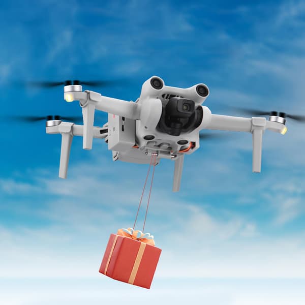 Nopea irrotus Airdrop Thrower -sarja hääpelastukseen Mini 3 Prolle