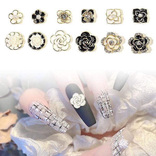 10 stk. Luksus 3D Zirkon Negle Krystal Kunsthåndværk Rhinestones Charms Negle Diamanter 2294