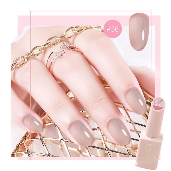 15ml Gellack för naglar, fransk jade, avtagbar gellack, gelé, genomskinlig, utan torkning, avtagbar i blöt