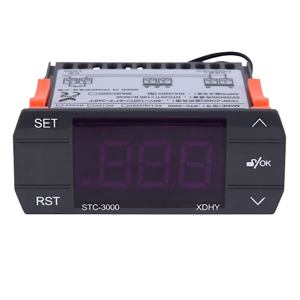 Digital temperaturregulator termostat med sensor 110V-220V Touch 10A