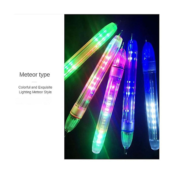Mini LED undervannsfiske tiltrekkingslampe lysende lokkefisk fangst samlinger lys nattfiske