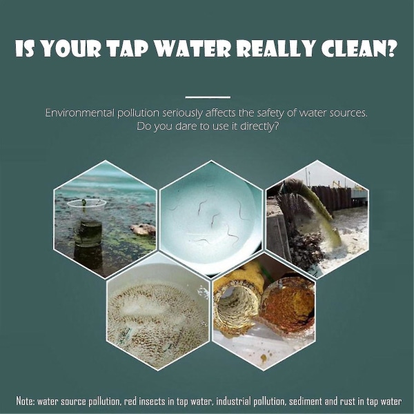 2 kpl Healthy Faucet Water Purification Viisikerroksinen puhdistussuodatinpää