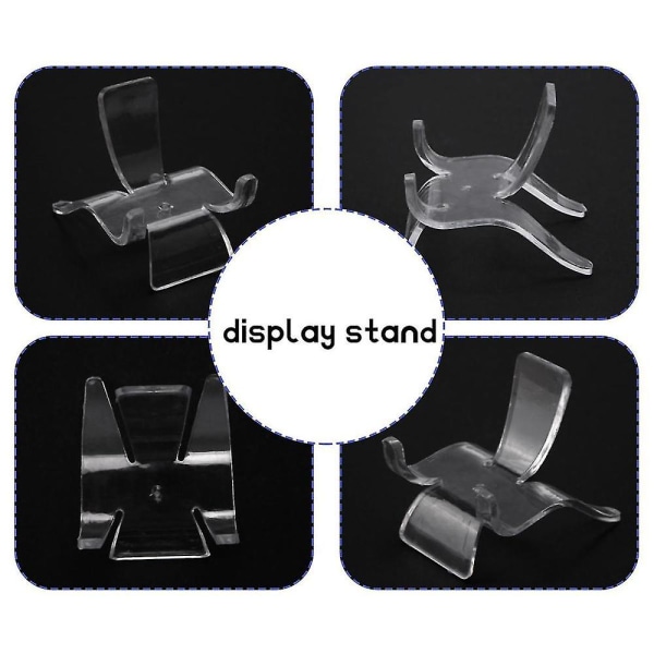 36 stk Akryl Rock Clear Plate Holder Staffeli Stativ Sockel For Displaying Rock Mineral Coral