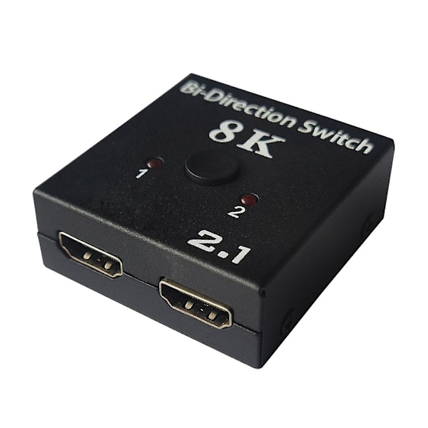 Hdmi 2.1 -kytkin 1 sisään 2 ulos 8k@30hz Hdmi -jakaja, kaksisuuntainen Hdmi -kytkin