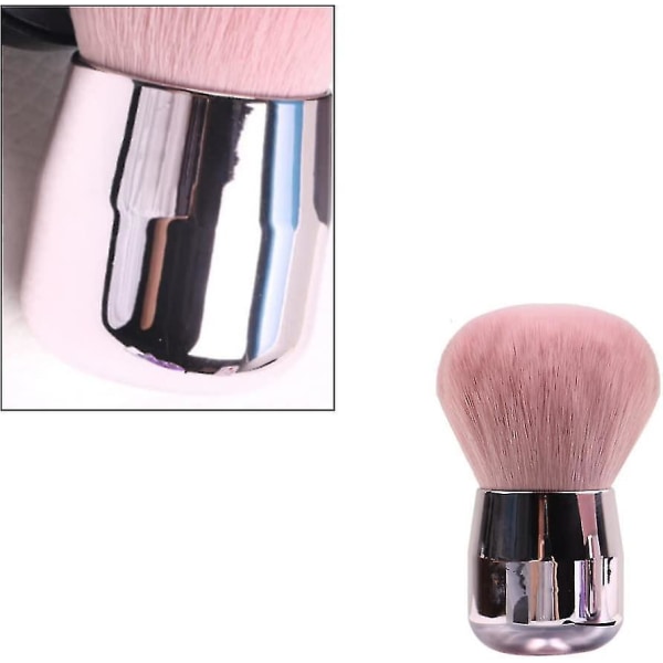 Neglebørster Powder Foundation Brush Multi Purpose Make Up Brush Makeup Tools For Nail Arts Eller Make Up (rosa) 1 stk.