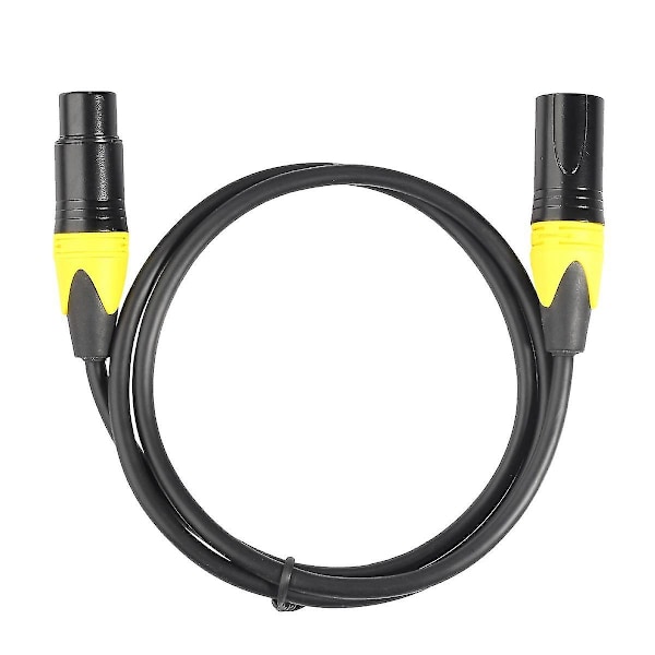 Xlr-kaapeli, uros-naaras, balansoitu äänikaapeli, Xlr Karon -mikrofonikaapeli, 3-pinninen Xlr-kaapeli, 10 jalkaa, keltainen