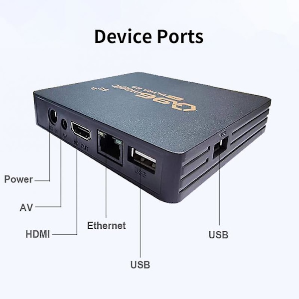 Smart TV-box Android Hem-Set Top Box Q96magic US UK EU Standard 4K Android TV-box Mottagare