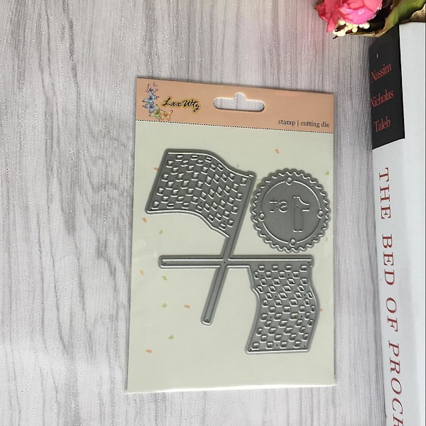 National Flag Cutting Dies Stencil Scrapbook Album Paper Card Embossing