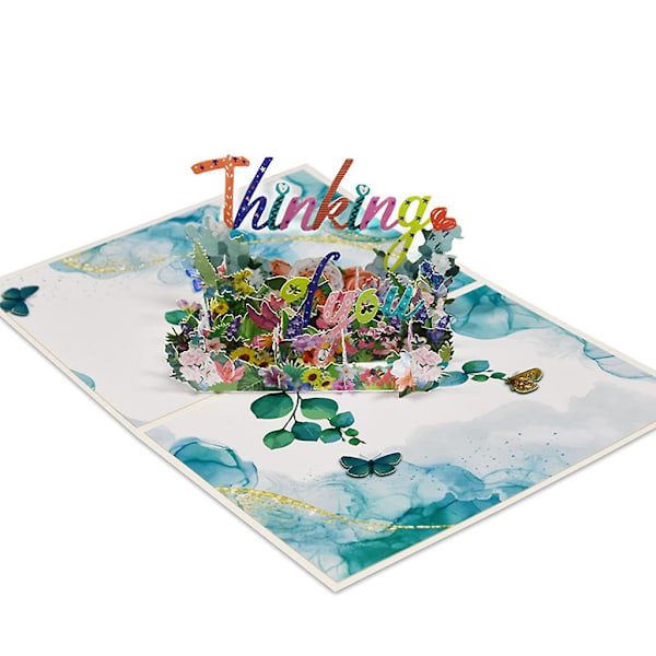 Thinking Of You-kort med kuvert Ett hjärtligt uttryck för omtanke och stöd