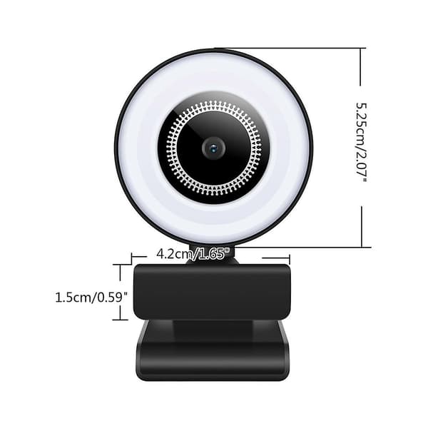 B12 1080p webkamera skjønnhetskamera-360 Live Vedio Stereo Cmos Sensor Usb webkamera