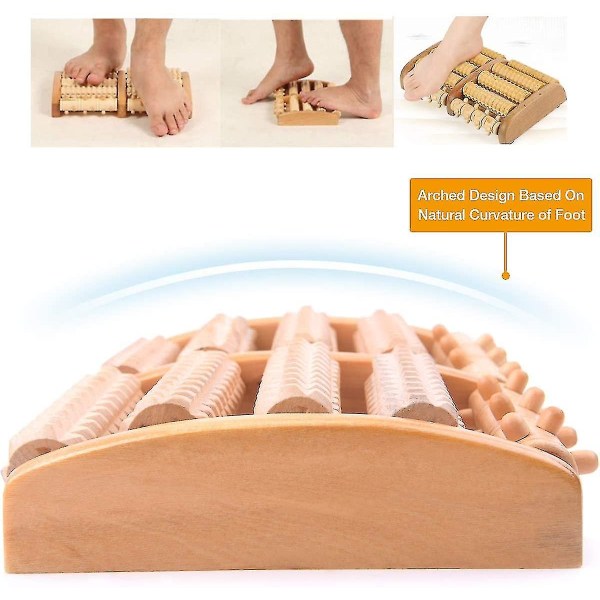 Fodmassager, Fodrulle Træmassager, Fodrefleksologi Til Plantar