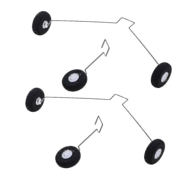 4x RC Flygplans Landningsställfäste med Hjul för WLtoys F949 Tillbehör