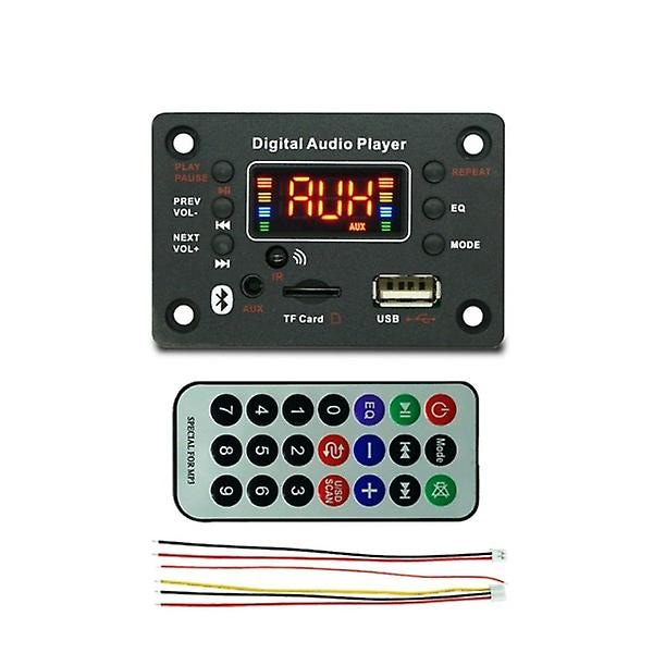 Langaton Bluetooth 5.0 MP3 WMA -dekooderikortti Auton äänentoisto USB TF FM -radiomoduuli ??