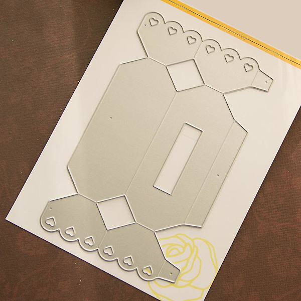 Godisbox Skärmaskin Stencil Diy Scrapbooking Prägling Album Papperskort Hantverk