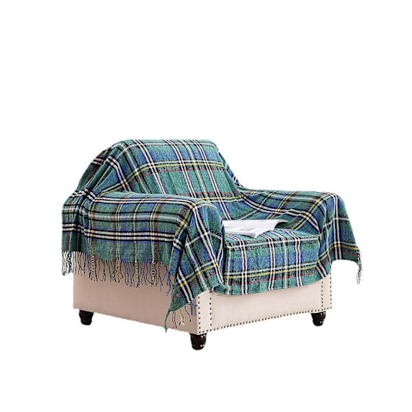 Buffalo Plaid Tæppe Letvægts Og Blødt Hyggeligt Tæppe