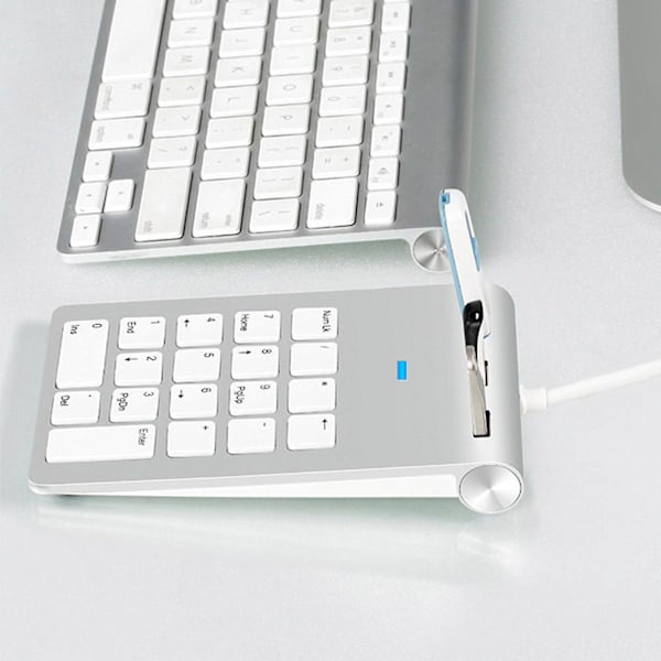 Bærbar Mini Usb Wired Numerisk Tastatur Ultra-tynn Digital Numpad For Bærbar PC