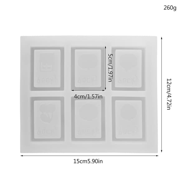 Diy Epoxy Square Quicksand Mold Drop Glue Silicone Mold Ins Homemade Mold