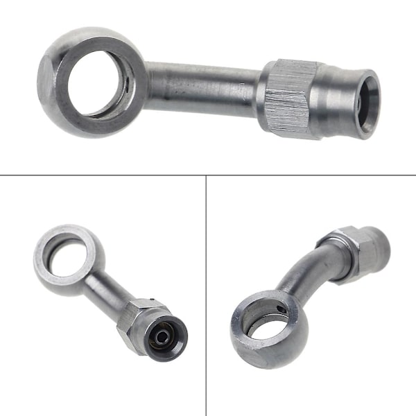 CNC-koneistettu An-3-letku M10-metriin 10 mm:n ruostumattomasta teräksestä valmistettu jarru- ja kytkinletkun liitin