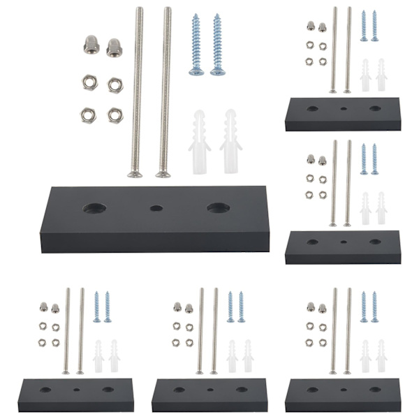 6 stk. Skateboard Flydende Dæk Display Vægmontering Rack Holder Hanger Fit Home Storage Display
