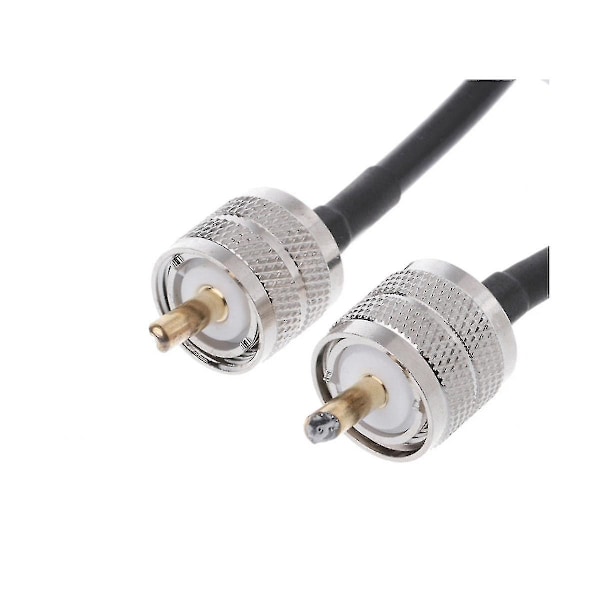 Rf Koaksialkabel Uhf Han Til Han Stik Uhf Pl259 Han Til Uhf Han Pl259 Rg58 Pigtail Kabel 1m