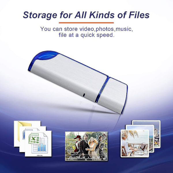 32 Gt Fat32-muotoinen USB 2.0 -muistitikku pelikortin tallennukseen/kasettisoittimeen/tietokoneeseen/kannettavaan tietokoneeseen/ulkoisiin tietojen tallennuslaitteisiin, jossa on merkkivalo