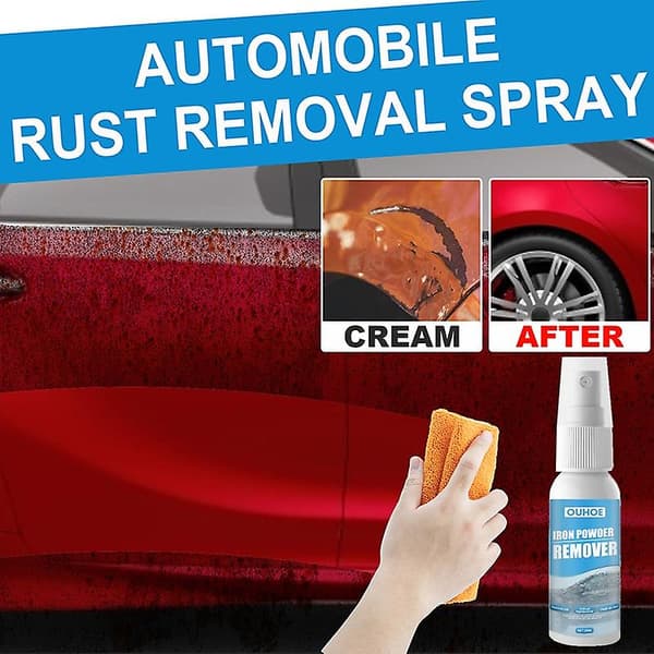 2 stk. Bil Rustfjerner Spray Multifunktionel Rustfjerner Rustinhibitor Afrustning Spray