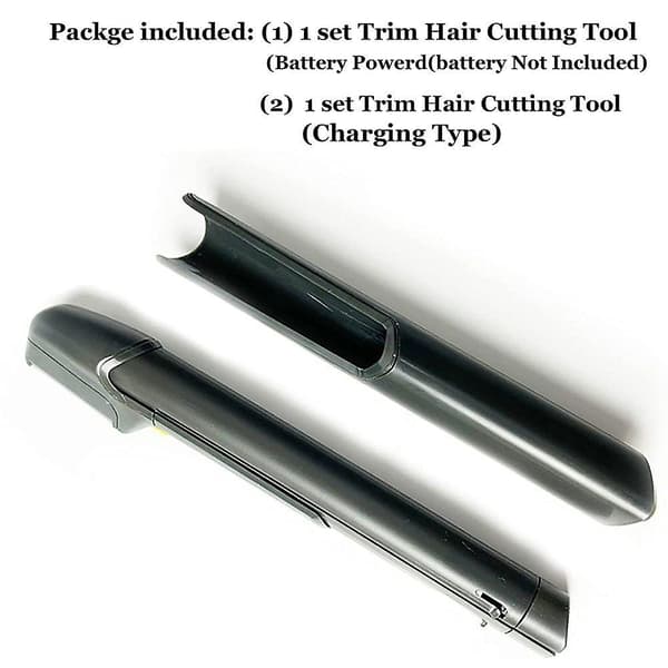 USB-opladning Oplyst Hårsaks og Kropsgrooming Kit - Microtouch Titanium Trim