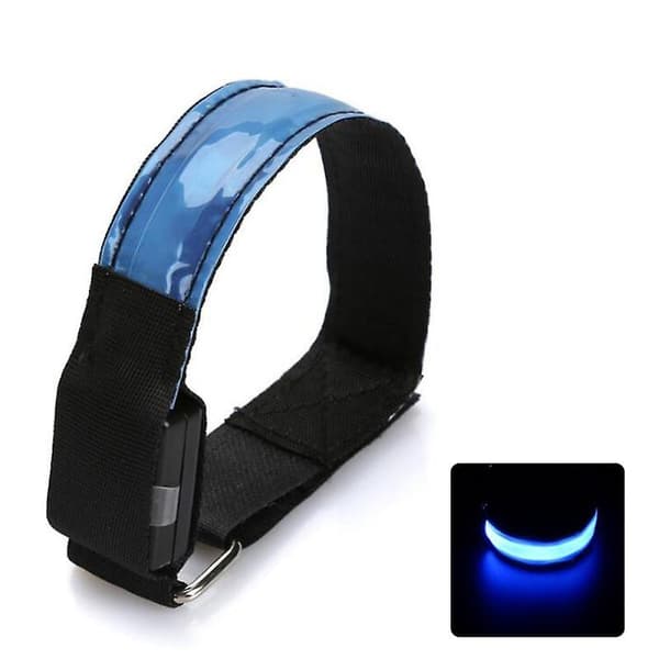 Ny LED-lysende armbåndsko-klips ryggsekk-klips lys multifunksjonell mini sikkerhet