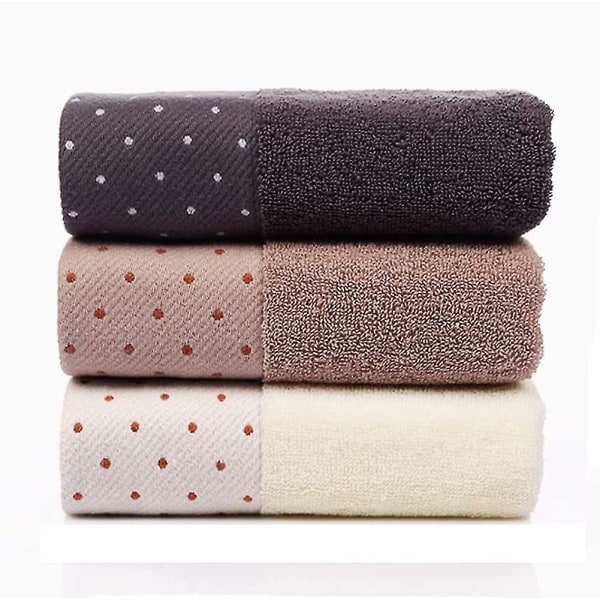 Cotton Gause Muslin håndklær (3-pakning, 16" x 28") - Myke absorberende slitesterke håndklær for hjemme- og utendørsbruk (farge4)