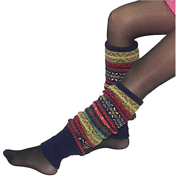 Dame Over The Knee Vinterstrikkede Termiske Sokker