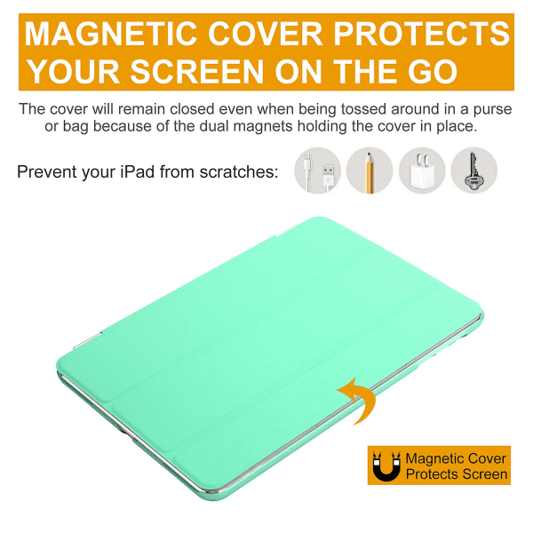Smart Cover Case PU Läder Magnetiskt Tunnt Skydd för iPad Mini 1 2 3 Mint