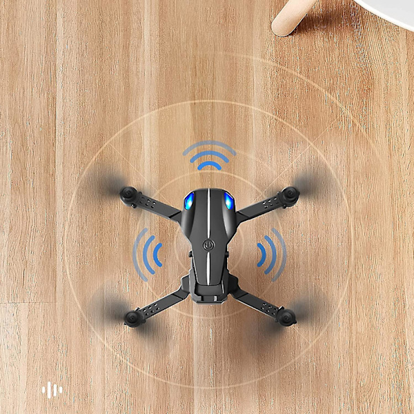 Mini hopfällbar drönare barn vuxna - Ultralätt Quadcopter 360 rullande ingen distraktion och en knapp start hastighetsjustering