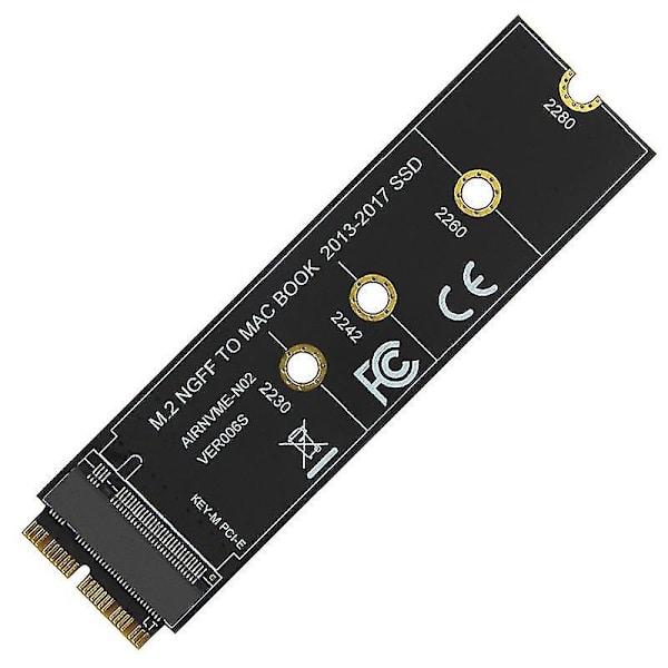 M.2 Nvme SSD -muuntokortti Pro Retina 2013-2017 Nvme/ahci SSD -sarjalle A1465 A1466 A1398