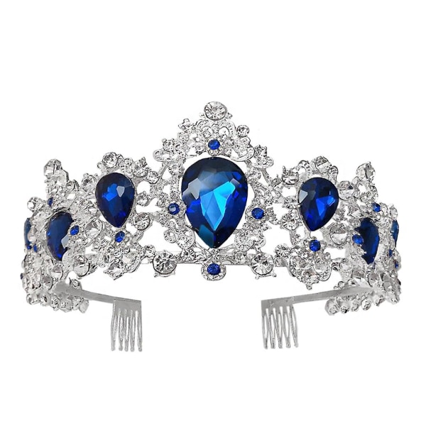 Naiset Tiara Vintage Fairy Crown morsiamen prinsessalle hääjuhlissa