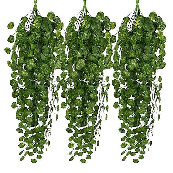 Kunstig Hengevinranke med Blad - Hjemme- og Hagedekorasjon