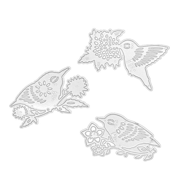 Birds Metal Cutting Dies Scrapbooking Stencil Die Cuts Card Embossing Diy Photo