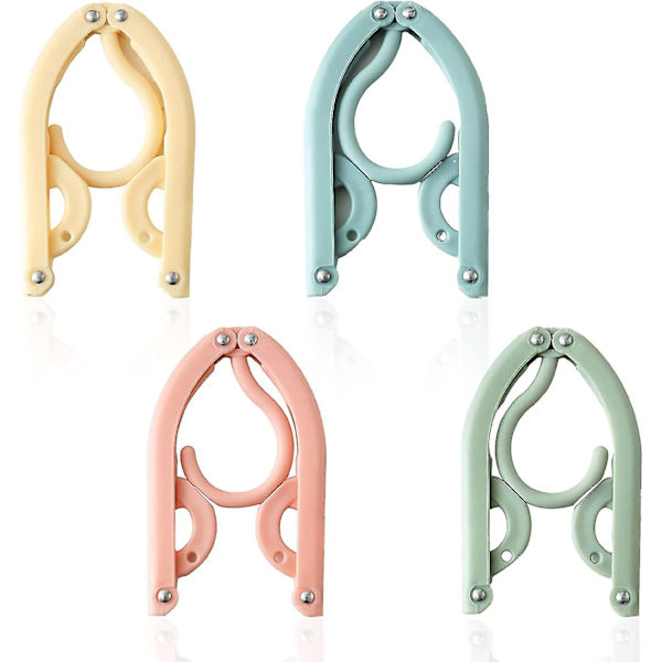 4-pack Resefällbara Klädhängare
