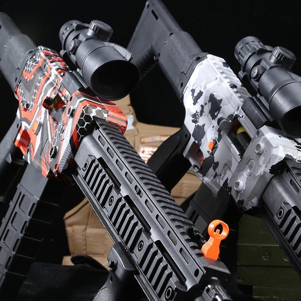 Realistisk lekepistol for Nerf Guns Dart Automatisk snikskytterrifle med skop, 100 og ny