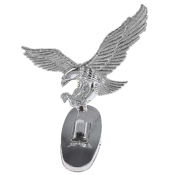Chrome-hettepynt for bil, 3D-emblem, engel-ørn, for bil