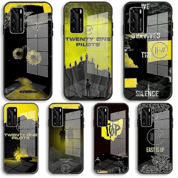 Twenty One Pilots Trench bløde glasæsker til Huawei P40 P30 P20 Pro Lite Plus P30lite P40lite E P Samrt 2020 Luxury Cover