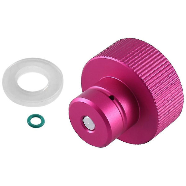 CO2-sylinderfyllingsadapterkonverteringsflaske TR21-4 CGA320 til Mini CO2-regulator, lilla