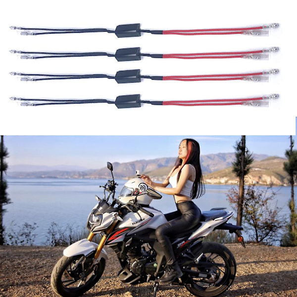 4 stk 10w10 Moto Last Dekoding Motstand For Led Mini Blinklys Lys Blinksett