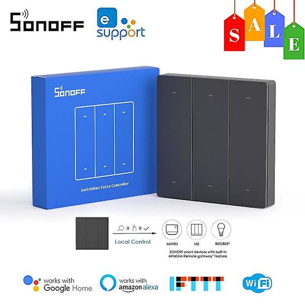 Sonoff Switchman R5 Scene Controller 6-knapps Trådløs Fjernkontroll Smart